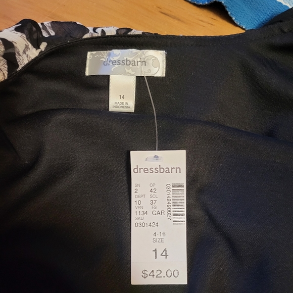 V-Neck Sleeveless Dress with Black Sash - Picture 6 of 7